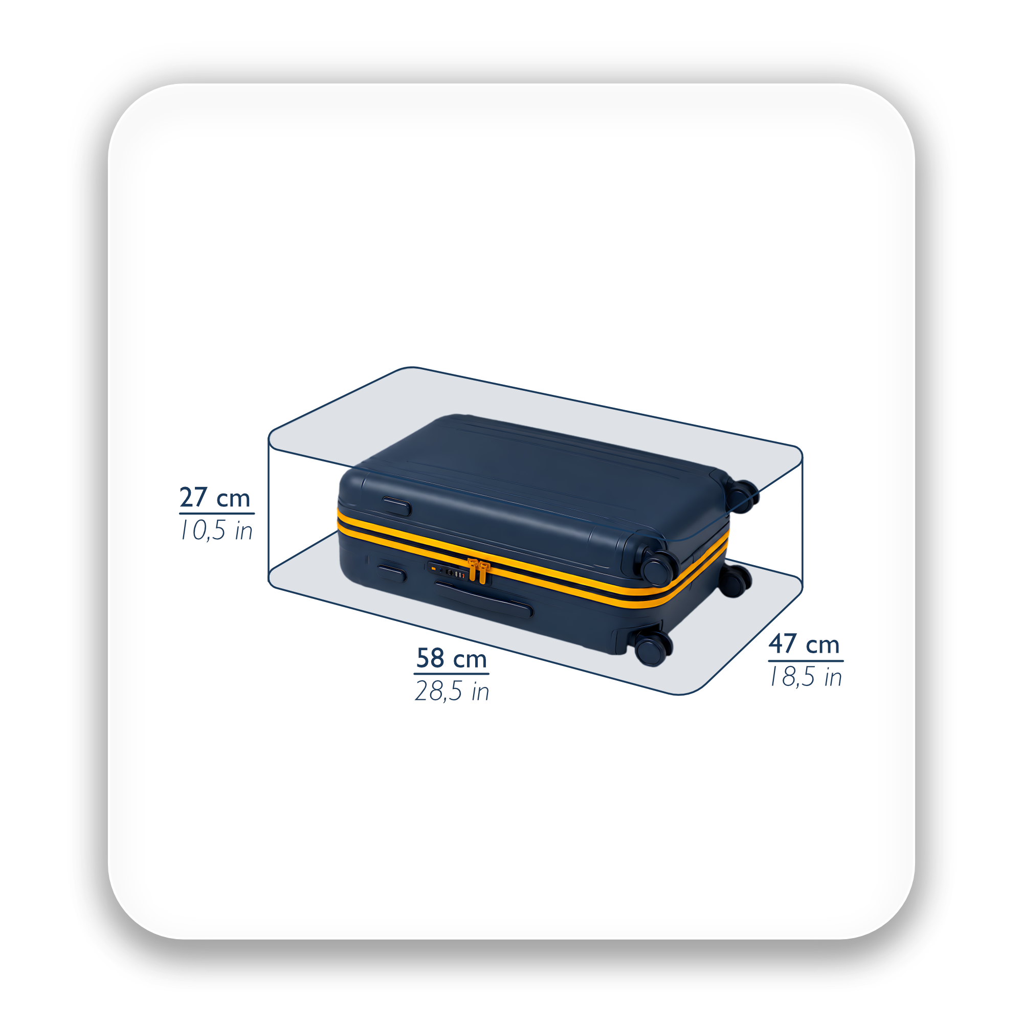 Casier taille S — 58 x 47 x 27 cm
